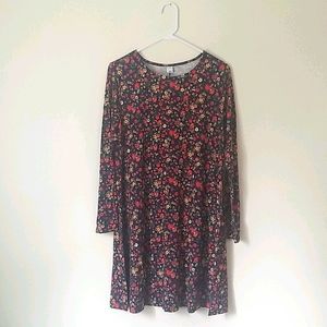Floral print Jersey knit dress
